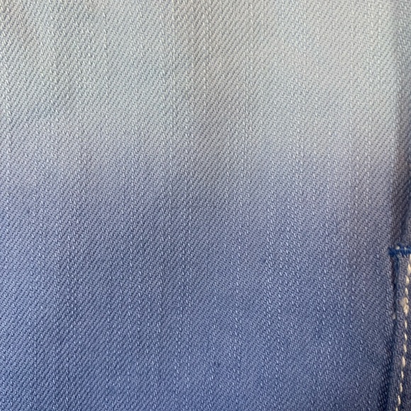 Vintage Y2K Celebrity Pink blue ombré denim mini skirt sz 13 - Picture 5 of 7